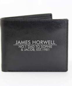 Personalised Classic Leather Wallet