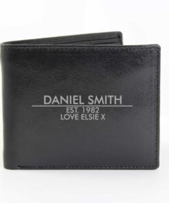 Personalised Classic Leather Wallet