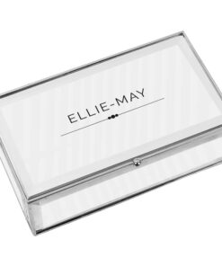 Personalised Classic Mirrored Jewellery Box