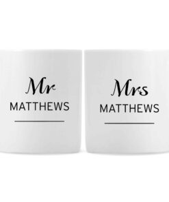 Personalised Classic Mug Set