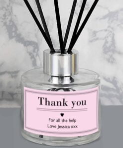 Personalised Classic Pink Reed Diffuser