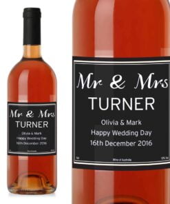 Personalised Classic Rose Wine
