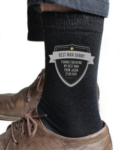 Personalised Classic Shield Men’s Socks