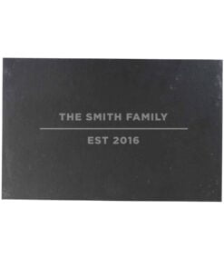 Personalised Classic Slate Rectangle Placemat
