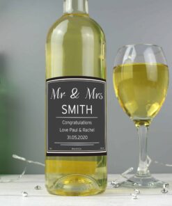 Personalised Classic White Wine