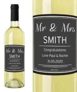 Personalised Classic White Wine