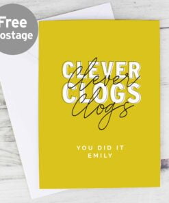 Personalised Clever Clogs Card