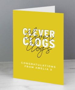 Personalised Clever Clogs Card