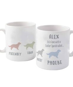 Personalised Cocker Spaniel Dog Breed Mug