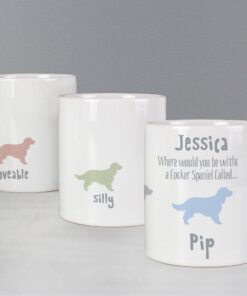 Personalised Cocker Spaniel Dog Breed Mug