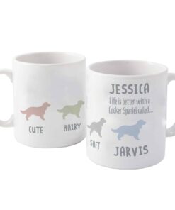 Personalised Cocker Spaniel Dog Breed Mug