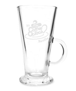 Personalised Coffee O Clock Latte Glass