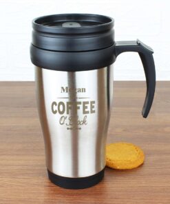 Personalised Coffee O’Clock Travel Mug