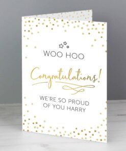 Personalised Congratulations Card