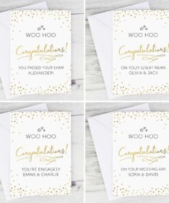 Personalised Congratulations Card