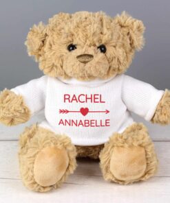 Personalised Couple In Love Teddy Bear