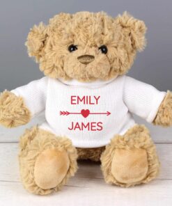 Personalised Couple In Love Teddy Bear