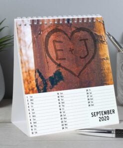 Personalised Couples Desk Calendar