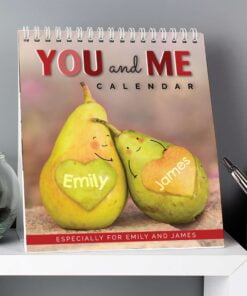 Personalised Couples Desk Calendar