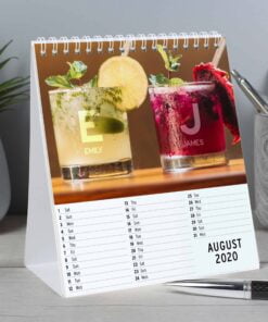 Personalised Couples Desk Calendar