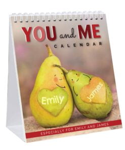 Personalised Couples Desk Calendar
