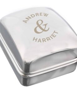 Personalised Couples Ring Box