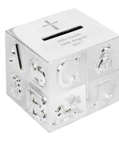 Personalised Cross ABC Money Box