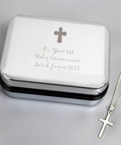 Personalised Cross Necklace and Box