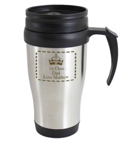 Personalised Crown Travel Mug