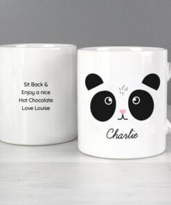 Personalised Cute Panda Face Mug