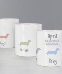 Personalised Dachshund Dog Breed Mug