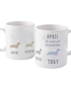Personalised Dachshund Dog Breed Mug