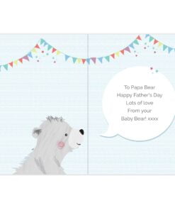 Personalised Daddy Bear Card