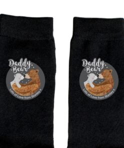 Personalised Daddy Bear Men’s Socks