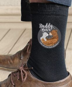 Personalised Daddy Bear Men’s Socks