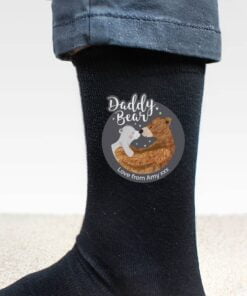 Personalised Daddy Bear Men’s Socks