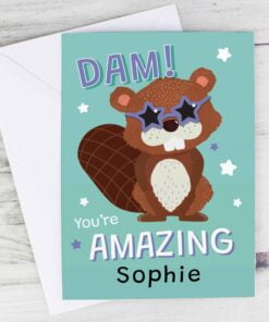 Personalised Dam You’re Amazing Card