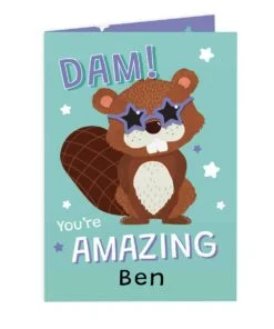 Personalised Dam You’re Amazing Card