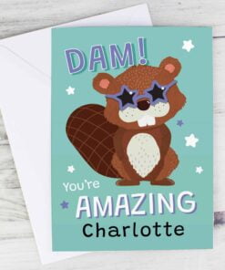 Personalised Dam You’re Amazing Card