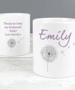 Personalised Dandelion Mug