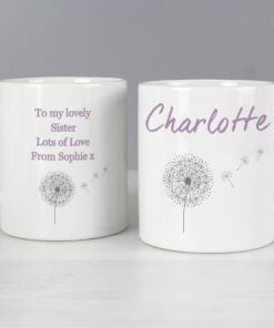 Personalised Dandelion Mug