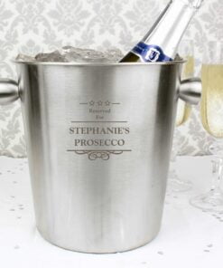 Personalised Decorative Stainless Steel Ice Bucket