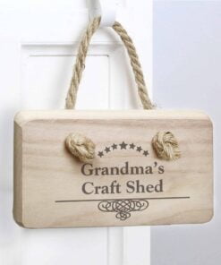 Personalised Decorative Swirl Wooden Sign