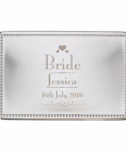 Personalised Decorative Wedding Bride Jewellery Box