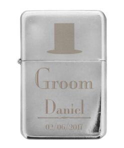 Personalised Decorative Wedding Groom Lighter