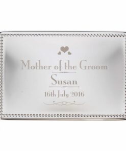 Personalised Decorative Wedding Mother of the Groom Jewellery Box
