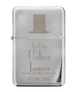 Personalised Decorative Wedding Usher Lighter