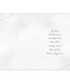 Personalised Deepest Sympathy Card