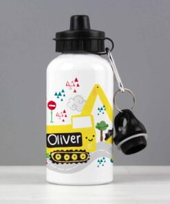 Personalised Digger Drinks Bottle
