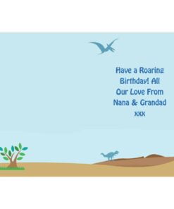 Personalised Dinosaur Card